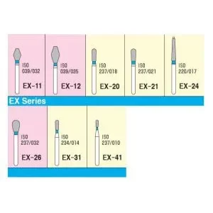 Mani Diamond Burs - Special (Extra) Shape / Ex Series