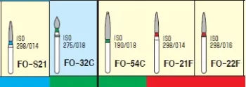 Mani Diamond Burs - Flame Ogival End / Fo Series - Image 2