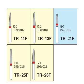 Mani Diamond Burs - Taper Round End / Tr Series - Image 2