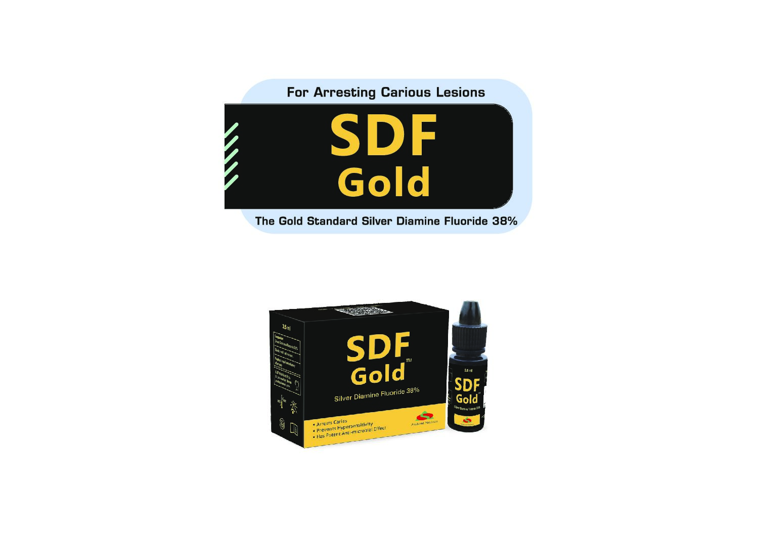 SDF Gold (Silver Diamine Flouride)