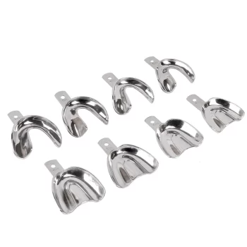 GDC Impression Trays Edentulous Non- Perforated S/8 Instruments Kit
