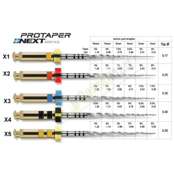 Dentsply Protaper Next Rotary Files Refill - 25mm - Image 3