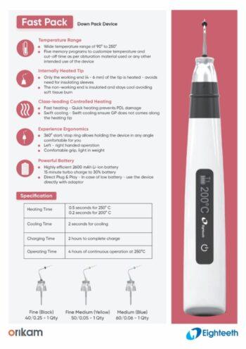 Fast Pack Pro- Down Pack Device for 3D Obturation - Image 2