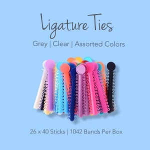 Ligature Tie 1 Box Of 40 Sticks - 1042 Bands