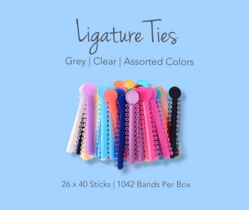 Ligature Tie 1 Box Of 40 Sticks - 1042 Bands