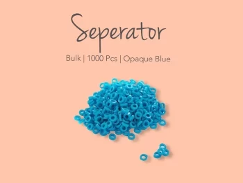 Seperator Bulk - Radio Opaque Blue - 1000 Pcs