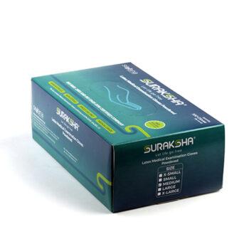 Suraksha Latex Medical Examination Gloves - Image 3