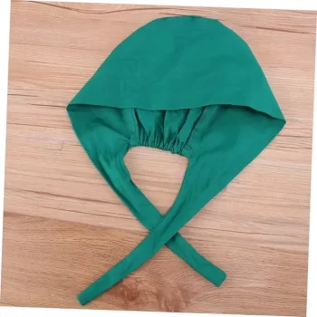 CLASSIC Surgical Green Cloth Head Cap - Image 5